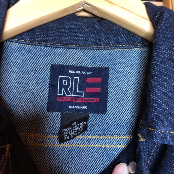 Lauren Polo Jean Jacket American Flag S - Picture 4 of 4